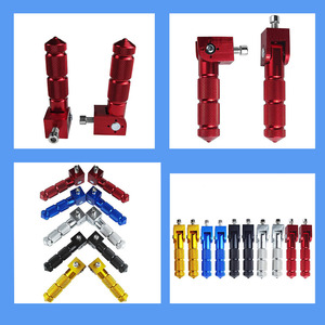 Repose-pieds pliants universels en aluminium CNC pour moto Scooter/E-Bike Kit de mise à niveau des pédales de repose-pieds avant et arrière - Product Image 2