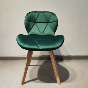<span class=keywords><strong>Chaise</strong></span> de salle à manger simple et élégante velours vert émeraude <span class=keywords><strong>chaise</strong></span> de café de loisirs créative <span class=keywords><strong>chaise</strong></span> de salle à manger en velours Kora Sillas Minimalistas - Product Image 3