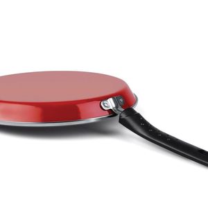 Poêle à crêpes antiadhésive en acier émaillé 26 cm, revêtement double couche, poignée ergonomique - Product Image 5
