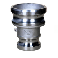 Raccord rapide en acier inoxydable, pièce de rechange sanitaire, type E, moulage femelle, raccords pneumatiques, raccords hydrauliques