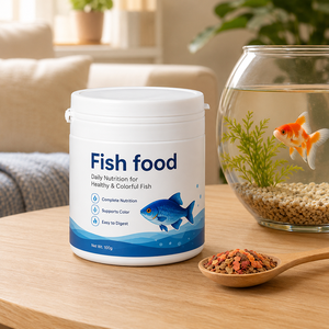 Frasco de Plástico Blanco de 500 ml, HDPE, Boca Ancha, Tapa de Rosca, Vacío, Listo para Etiquetar, Sellado, para Envasado Minorista de Alimentos para Peces - Product Image 3