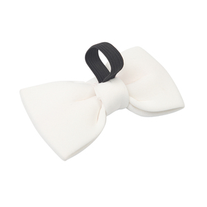 Trượt trên cổ áo trắng <span class=keywords><strong>Bow</strong></span> quan hệ cho chó vật nuôi có thể điều chỉnh bền Polyester/bông đàn hồi trở lại món quà Mini bowties - Product Image 4