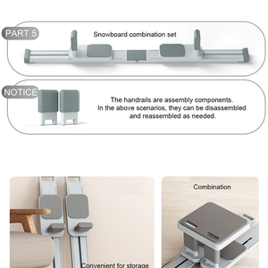 CZFIT2026 NOUVEAU Équipement de Yoga et d'Entraînement Portable Multifonctionnel en ABS Tout-en-un : Machine à Ski, Banc Abdominal, Reformer - Product Image 4