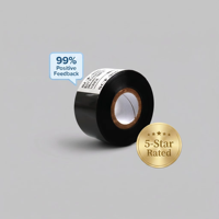 Rodillo de Tinta Sólida Negra de Alta Temperatura de 36mm*40mm de Secado Rápido, Directo de Fábrica, para Codificador de Fecha de Caducidad My380