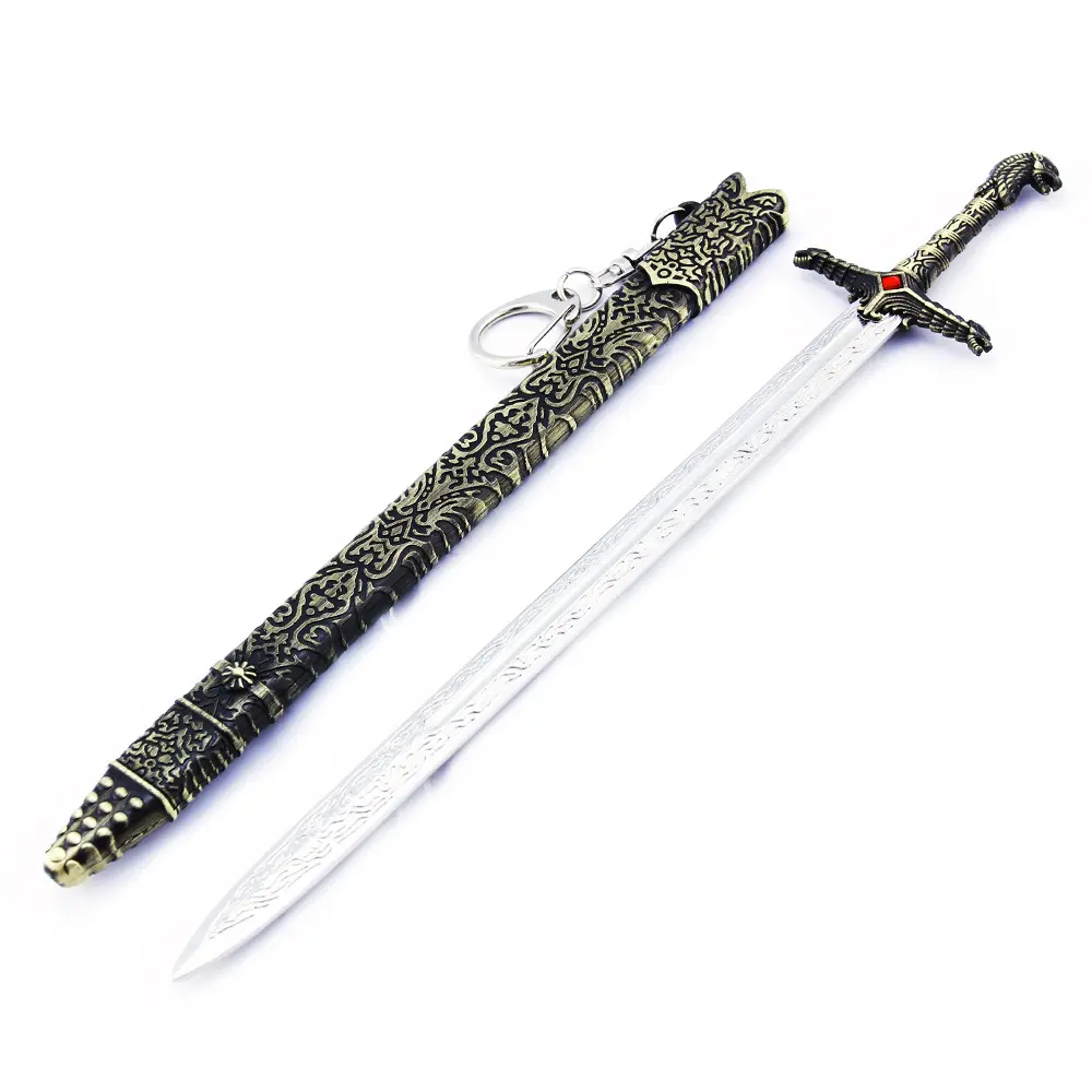 The hot-selling power of the Yutakeshou Oath sword model 21cm zinc alloy toy craft gift new design