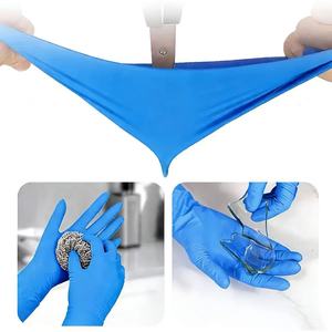 Gants jetables en nitrile pur de qualité alimentaire 5MIL antidérapants pour usage domestique, beauté, coloration des cheveux et dentaire - Vente en gros - Product Image 2