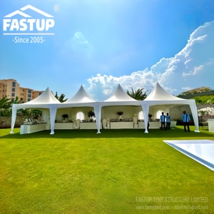 3x3m 4x4m 5x5m 6x6m Tente pagode à cadre en aluminium de luxe <span class=keywords><strong>pour</strong></span> l'extérieur, mariage et fête. - Product Image 2