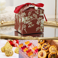 Boîte Rétro Bonbons de Mariage avec Ruban Paquet Faveurs Chocolat Cadeaux pour Invités Boîte à Bonbons de Fête