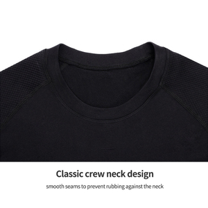 Camiseta Deportiva de Punto para Hombre, Secado Rápido, Compresión, Impresión Personalizada OEM, 97% Nailon, 3% Elastano, Corte Ajustado, Lisa, Teñida, sin Estampado - Product Image 3