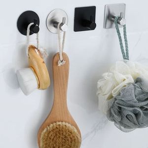 Metal Wall Mounted Bathroom <b>Adhesive</b> Towel <b>Hooks</b> Heavy Duty Wall <b>Hooks</b> Waterproof Stainless Steel Hanger Towel Robe <b>Hook</b> Rack - Product Image 6