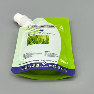 Bolsa con Boquilla Vertical para Líquidos y Polvos, Empaque para Herbicidas Agrícolas, Película Compuesta de Plástico Re-sellable (PET/PA/PE) - Product Image 4