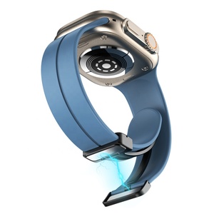 Bracelet magnétique pliable en silicone pour <span class=keywords><strong>Apple</strong></span> <span class=keywords><strong>Watch</strong></span> S8/S7/S6/S5/<span class=keywords><strong>SE</strong></span>/Ultra/S10/S9 - Product Image 5