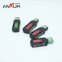 ANRUK 327G Vanne solénoïde DC24V G 1/4 3 ports 2 positions Réponse rapide 15 ms Pour équipement de papeterie