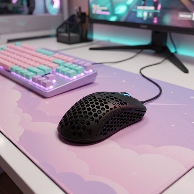 Wired 8K Gaming Mouse Silent Mice Daily PC Laptop Esports Lightweight Mouse with Honeycomb