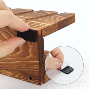 Wooden <b>Hat</b> Rack 6 Tier Desktop Storage Organizer For Baseball Caps Sun <b>Hats</b> Display <b>Stand</b> - Product Image 2