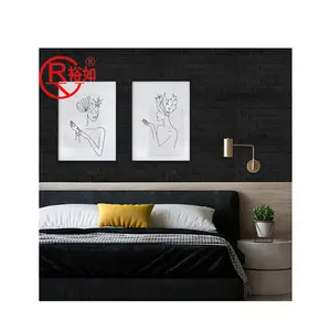 Yu Ru Non toxique décor à la maison auto-adhésif amovible PE autocollant mural papier peint décoration de la maison papier peint mural - Product Image 1