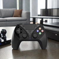 Manette de jeu sans fil avec haut-parleur intégré et prise casque, 4 boutons programmables pour P4/P4 Pro/P4 Slim/P3/PC/IOS