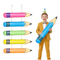 Jouets gonflables géants personnalisés pour la décoration de la rentrée scolaire, accessoires en PVC colorés pour la salle de classe et la scène