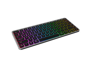 87 Phím 7 RGB Hợp Kim Nhôm Scisso Feett Bàn Phím Siêu Mỏng Cho Mac, Kích Thước Nhỏ, <span class=keywords><strong>Bluetooth</strong></span> Và Có Dây Dual-Chế Độ Bàn Phím - Product Image 3