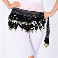 Chaîne de taille pour danse orientale, écharpe de danse à franges pour performance, pour femme BN075