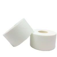 Échantillon gratuit Ruban de cerclage sport personnalisé Ruban de coton athlétique blanc de 3.8cm de large