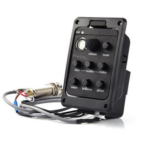 อีควอไลเซอร์ 4 แบนด์ สำหรับกีตาร์โปร่ง พร้อมจูนเนอร์ในตัว แบบ Piezo Pickup พร้อม Preamp ในตัว สำหรับกีตาร์ FM <span class=keywords><strong>Fish</strong></span> 101 Man 201 301 - Product Image 1