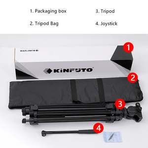 Nhôm hợp kim magiê chất lỏng Đầu Chuyên Nghiệp video máy ảnh Tripod đứng gl193 + DP20 - Product Image 6