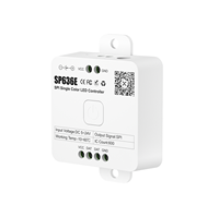 Contrôleur LED adressable JIUAN SP636E-SP63AE avec interrupteur manuel, télécommande 30M, contrôle sans fil CCT RGBIC RGBW pour éclairage LED