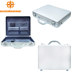 Sang trọng người đàn ông bạc máy tính xách tay vali sang trọng nhôm hợp kim magiê du lịch công cụ trường hợp một bước hình thành vali trường hợp - Product Image 1