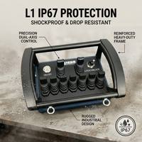 Télécommande hydraulique sans fil industrielle longue portée pour grue à tour extérieure robuste