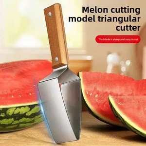 <span class=keywords><strong>Coupe</strong></span>-pastèque multifonctionnel en acier inoxydable, outil de dé<span class=keywords><strong>coupe</strong></span> et de tranchage de fruits, gadget domestique pour découper le cantaloup en dés, couteau à segments rapide - Product Image 1