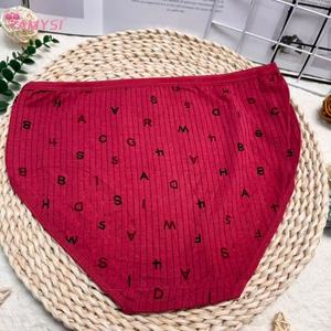 DC708 #   Hot Selling 2026 Zomermode Bloemendrukken Jonge Dames Hoge Elastische Hoge Snijding Sexy Ademend Katoenen Ondergoed Spot - Product Image 5