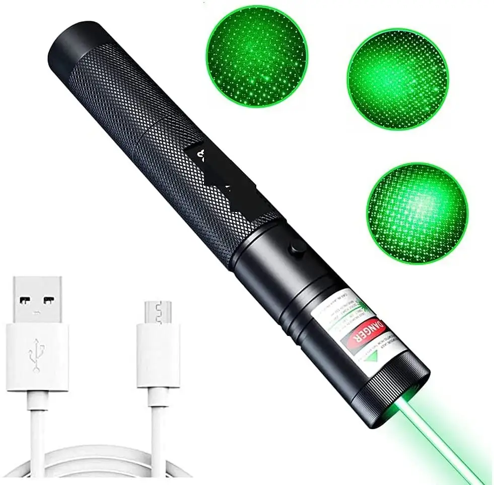 XinLand 532nm 50mW-80mW/100mW per gatti giocattolo USB mini penna puntatore laser verde