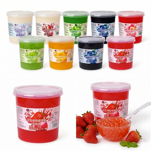 JNFOOD รับผลิตแบบ OEM ขายส่ง ฮาลาล ได้รับการรับรองมาตรฐาน HACCP ลูกบอล<span class=keywords><strong>ป</strong></span>๊อ<span class=keywords><strong>ป</strong></span><span class=keywords><strong>ป</strong></span>ิ้งบัวบาหลากรสชาติ ลูกบอลน้ำผลไม้ สำหรับเครื่องดื่มชาไข่มุก น้ำตาล - Product Image 3