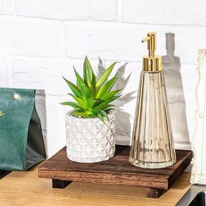 Nordic Paulownia Wood Eco-Friendly Minimalist Cosmetic Storage <b>Rack</b> Bath Tray with <b>Plate</b> Dish Rectangle Shape - Product Image 6