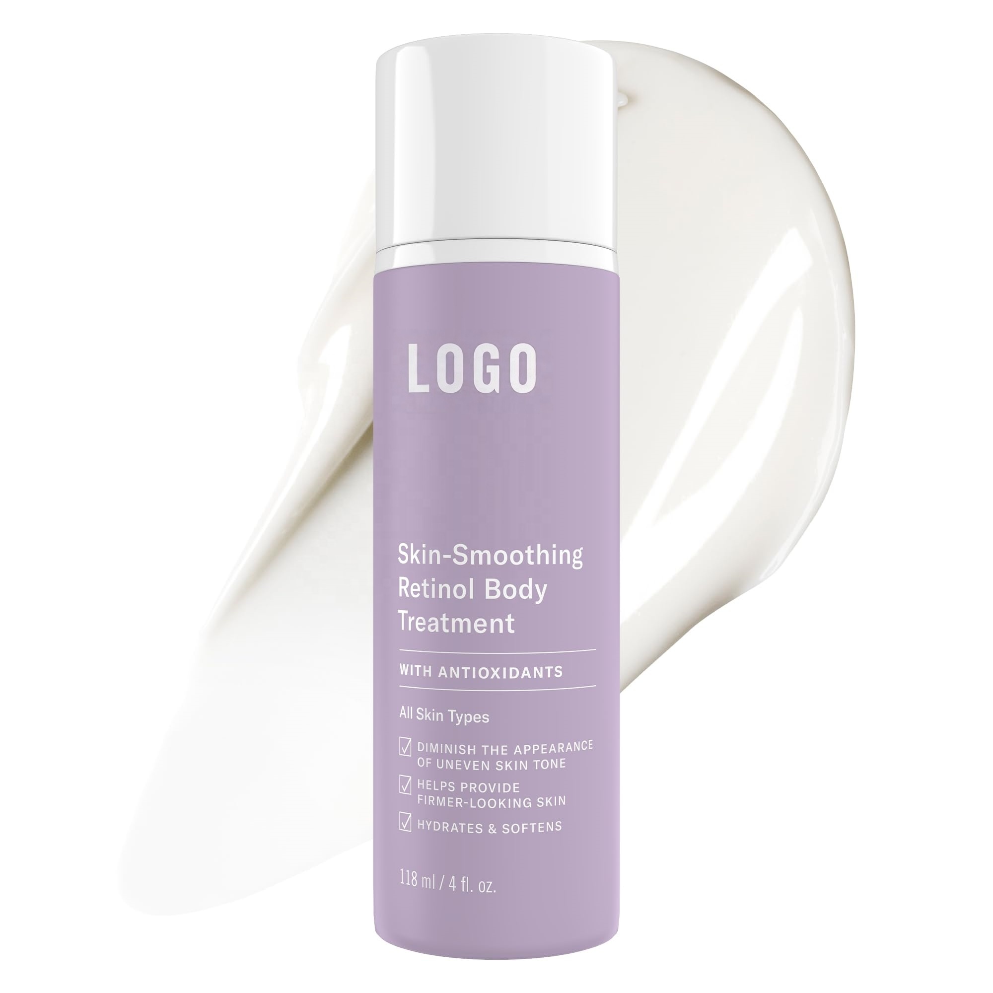 Skin Smoothing Retinol Body Cream With Antioxidants Diminish Uneven Skin Tone Firm Hydrate Soften Daily Use