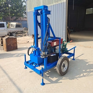 2025 Fabriek Direct Hoge Kwaliteit Diesel Boorinstallatie 150 Meter Waterputwiel-Type Lopen Met Pomp Motor Kerncomponenten - Product Image 3