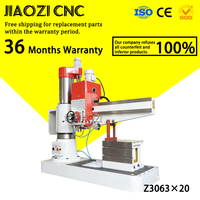 Perceuse radiale à colonne Z3063 de Chine avec moteur, pompe à engrenages et composants de roulement