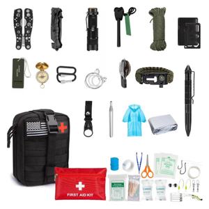 Kit de supervivencia táctico al aire libre personalizado, bolsa de trauma portátil, botiquín de primeros auxilios médicos de emergencia para viajes - Product Image 3