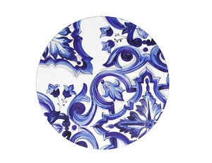 Thiết kế sáng tạo biệt thự Phong cách Trung Quốc phòng khách nghệ thuật Bàn cà phê bên màu xanh và trắng sang trọng - Product Image 6