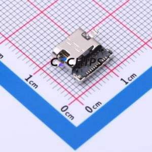 HC-TYPE-C-24P-DS8.65-MM0.33-5A-04 USB Connector Through hole Component (THT) Connector Type-C USB 3.1 Female Right Angle Insert - Product Image 2