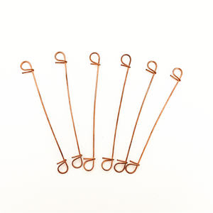 Fil d'attache à Double boucle en <span class=keywords><strong>cuivre</strong></span>, fil d'attache à Double boucle en PVC - Product Image 2