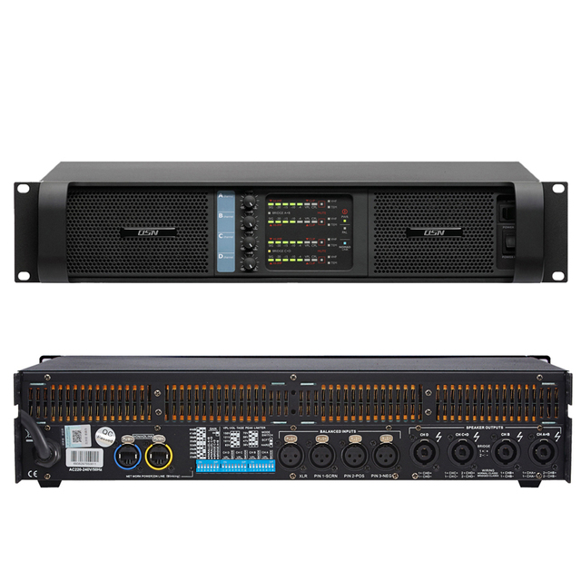 High Power Amplifier 2500W 4 Channels 2Ω Professional Power FP10000Q for Speaker