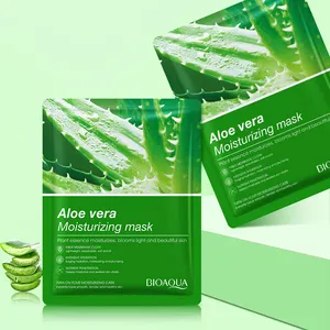 BIOAQUA mascarillas faciales تسمية خاصة النباتات الطبيعية الفاكهة قناع وجه للتجميل العناية بالبشرة ترطيب قناع الوجه