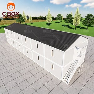 บ้านสำเร็จรูปโครงสร้างเหล็กแบบระบายอากาศได้ Cbox สำหรับใช้เป็นโรงยิม โรงแรม โกดัง บ้านพักตากอากาศ บ้านคอนเทนเนอร์แบบถอดประกอบได้ทันสมัย - Product Image 3