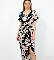Robe longue asymétrique pour femme, design 3D épaule unique, couleur unie, ornée de diamants naturels, idéale printemps-été, lavable
