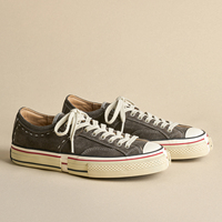 Chaussures unisexes en daim lavé à lacets, baskets vulcanisées à semelle épaisse, style rétro japonais, respirantes, pour le skate, en coton, printemps-été 2026