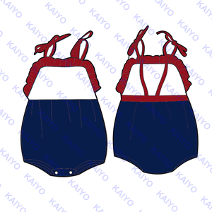 4 luglio baby girl outfit toddler dress and bloomer clothing set Independence Day Clothes - Product Image 2