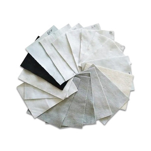 Géotextile en fibre de polyester blanche à fibres longues, matériau géosynthétique anti-poussière, maille de <span class=keywords><strong>gabion</strong></span> anti-infiltration <span class=keywords><strong>pour</strong></span> l'entretien des autoroutes - Product Image 1