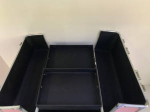 Chariot de beauté pliable en aluminium de grande taille <span class=keywords><strong>Bingo</strong></span>, valise de maquillage, boîte à cosmétiques, sac pour la coiffure, l'art des ongles, la mode - Product Image 5